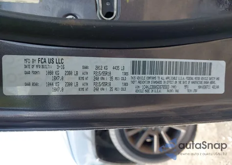 2016 Jeep Compass 75Th Anniversary from USA, damaged, VIN 1C4NJCBB0GD676583